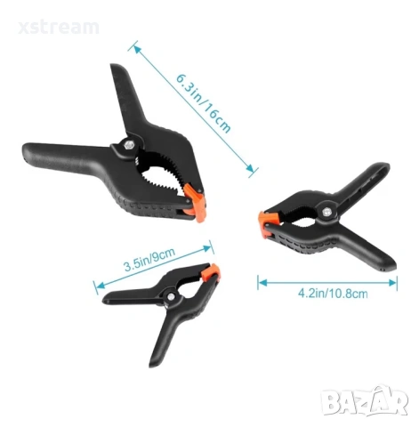 NEEWER комплект от 18 щипки за закрепване на Фото Фон (Backdrop Clamps), снимка 2 - Чанти, стативи, аксесоари - 53952942