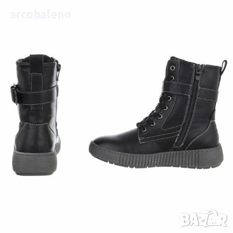 Дамски боти с връзки, 3цвята , снимка 12 - Дамски боти - 52022819