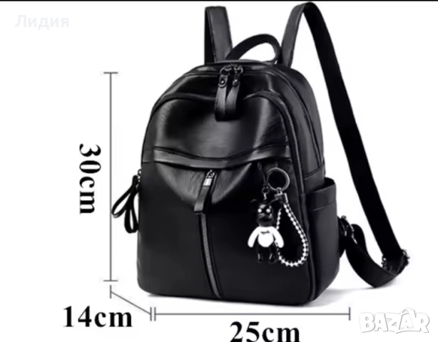 Стилна дамска раница от еко кожа , снимка 2 - Чанти - 52133229