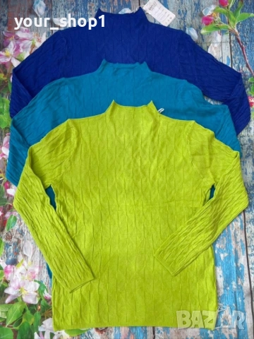 Дамска блуза  финно машинно плетиво , снимка 5 - Блузи с дълъг ръкав и пуловери - 52155101