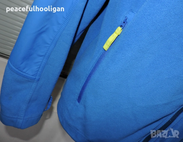 Schoffel мъжко синьо поларено яке за планина  с цип като ново, размер XL, снимка 13 - Якета - 53394369