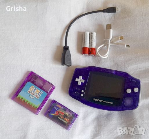 Nintendo GameBoy Advance GBA, дискети,кабел HDMI,батерии, снимка 1 - Nintendo конзоли - 46116374