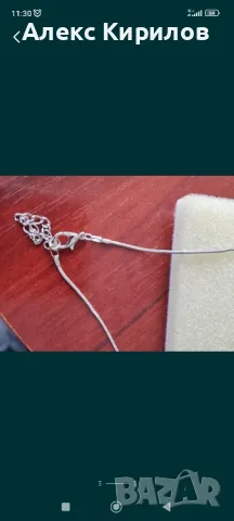 SWAROVSKI-колие с червен камък, снимка 3 - Колиета, медальони, синджири - 50266567