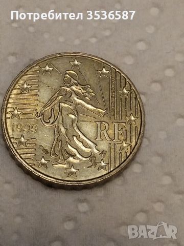 10 Евро Цент 1999г., снимка 2 - Нумизматика и бонистика - 45344461