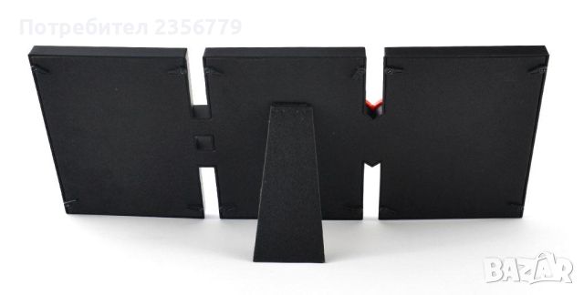 Стилна черна мултирамка за 3 бр. снимки, изработена от PVC материал и фронт стъкло, снимка 3 - Други - 46216738