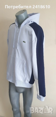 Lacoste Classic Fit Full Zip Hoodie Mens Size 5 - L НОВО! ОРИГИНАЛ! Мъжка Качулка с цял цип!, снимка 7 - Спортни дрехи, екипи - 53594692