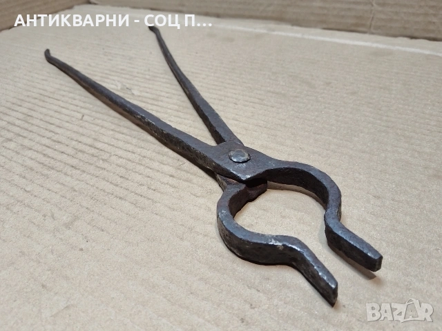 Стари Ковани Ковашки Клещи. / НОМЕР 1762., снимка 2 - Антикварни и старинни предмети - 53991405