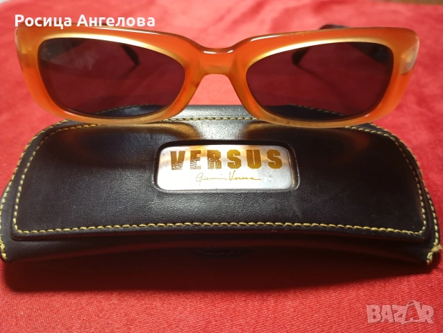 Оригинални слънчеви очила унисекс автентични Versus с оригинален калъф естествена кожа Versus , снимка 3 - Слънчеви и диоптрични очила - 53529032