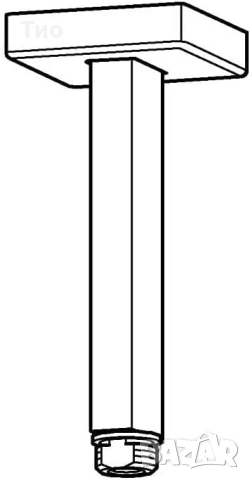 Grohe Rainshower 27711000 рамо за душ за монатаж към тавана 154 mm , снимка 2 - Душове - 53701262