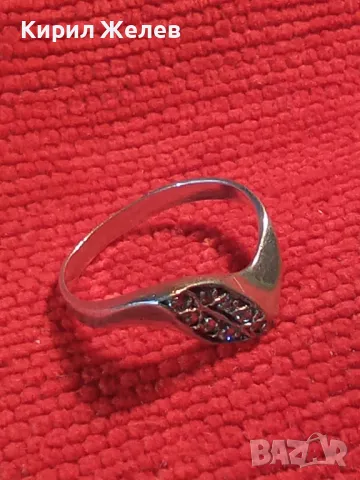 КРАСИВ СКЪПОЦЕНЕН СРЕБЪРЕН ПРЪСТЕН СРЕБРО ВИСОКА ПРОБА с ИСКРЯЩИ ФАСЕТИРАНИ ПЛАНИНСКИ КРИСТАЛИ 47968, снимка 11 - Пръстени - 49606556