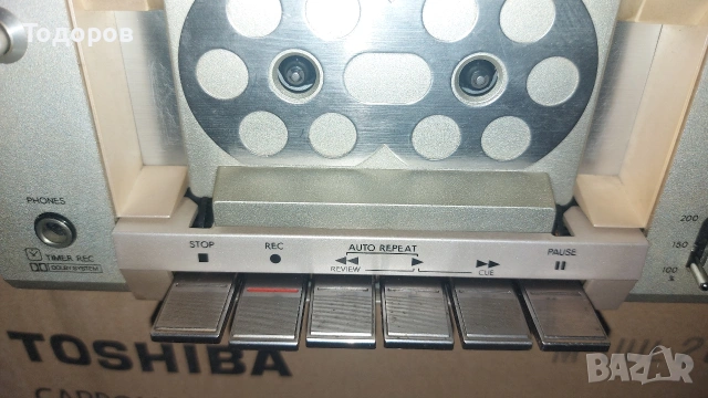 Toshiba Aurex PC-D10 Vintage Cassette Stereo Tape Recorder , снимка 4 - Декове - 53871320