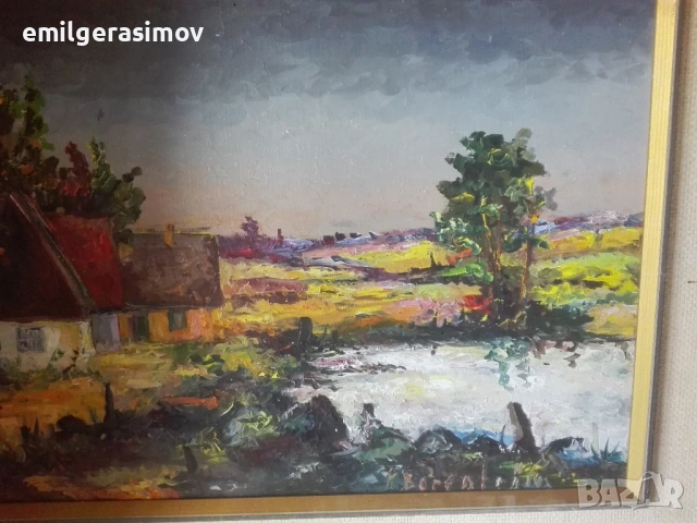 Две маслени картини и красив гоблен., снимка 3 - Картини - 54238495