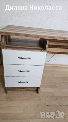 Кафяв офис шкаф, ъглово бюро, малко бюро и секция., снимка 10 - Шкафове и рафтове - 52327796