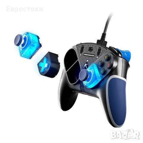 Thrustmaster eSwap X LED Blue Crystal Pack мини-стикове съвместими с XBOX Series X/S, PC , снимка 5 - Аксесоари - 46336574