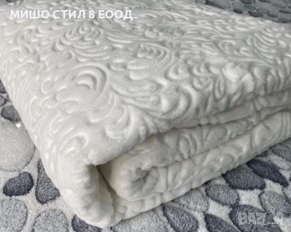 Релефно луксозно одеало, снимка 5 - Олекотени завивки и одеяла - 45426857