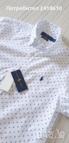 POLO Ralph Lauren Slim Fit  Stretch Cotton Mens Size M ОРИГИНАЛ! НОВО! Мъжка Риза!, снимка 4 - Ризи - 46825169