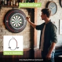STASUN 360° светлина за дартс, бяло LED осветление, 12W 6500K, магнитно, снимка 6