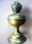 Стара голяма, бронзова  лампа, газена, снимка 1 - Антикварни и старинни предмети - 12721409