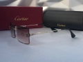 Cartier Мъжки слънчеви очила правоъгълни 3 цвята черни кафяви сини, снимка 10