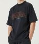 BALENCIAGA Black Offshore Heavy Metal Logo Print Oversized Мъжка / Дамска Тениска M (XL) и XL (XXL), снимка 3