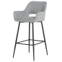 Комплект бар столове и трапезарн столове за кухня и хол в общ обем-сива гама, снимка 8