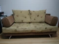 Кафяв диван, снимка 1
