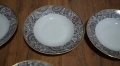 6 Стари порцеланови дълбоки чинии Български Порцелан Изида Кашмир, снимка 4