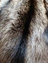 Дамско палто от естествен косъм ( енот) – много топло и елегантно, снимка 6
