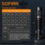 Преносим LED фенер, Sofirn SC18, 1800 лумена, 217 метра, снимка 4
