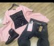 Нова розова блуза туника Stela Shop , снимка 1 - Туники - 45893845