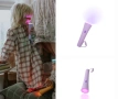 Lalarma Flashlight Rosa Премиум LED Фенерче USB-C Като Ново Розово Акумулаторно, снимка 10