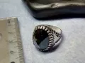РАЗКОШЕН СКЪПОЦЕНЕН СРЕБЪРЕН ПРЪСТЕН СРЕБРО 925 с ОГРОМЕН БЛЕСТЯЩ ЮВЕЛИРНО ФАСЕТИРАН МАРКАЗИТ 27206, снимка 7