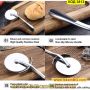 Нож за рязане на пица с гумирана дръжка - КОД 3813, снимка 4
