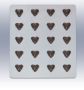 20 сърца сърце Полипропилен поликарбонатна пластмасова PET форма молд шоколад фондан
