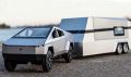 Метални колички: Tesla Cybertruck + атв и каравана , снимка 3