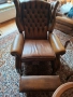 Оригинално Chesterfield кожено кресло релакс честърфийлд, снимка 2