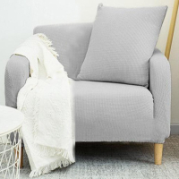 Еластичен калъф за диван "Комфорт", светло сиво, снимка 4 - Други - 44977859