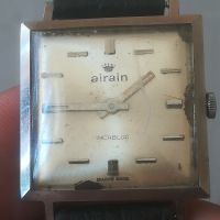 Швейцарски часовник Airain. Swiss made. Vintage watch. Ретро. Механичен. Military , снимка 7 - Мъжки - 45889657