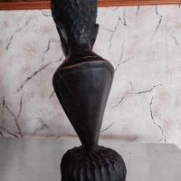 Стара африканска ръчно резбована скулптура, снимка 4 - Антикварни и старинни предмети - 45331605