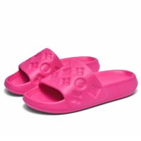 Дамски летни плажни чехли с дебело дъно, снимка 2 - Чехли - 45845558