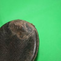 Стара кожена барутница (Б-008), снимка 4 - Антикварни и старинни предмети - 45695807