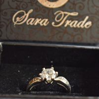 сребърен пръстен с камък, снимка 3 - Пръстени - 45288363