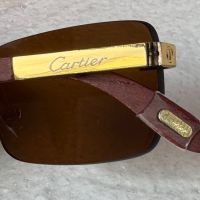 Cartier висок клас мъжки слънчеви очила с дървени дръжки, снимка 12 - Слънчеви и диоптрични очила - 45870838