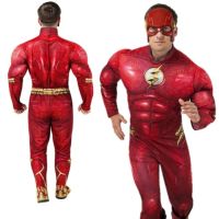 Мъжки костюм DC Comics The Flash + маска. XL, снимка 2 - Костюми - 45438618