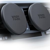 YOSH 2 броя магнитна стойка за телефон на вентилационен отвор за кола, снимка 1 - Аксесоари и консумативи - 45287494