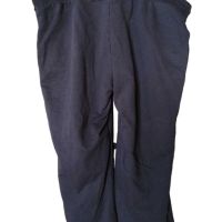 Дамски панталон LC Waikiki, 3/4, 100% памук, Черен, 3XL, снимка 2 - Панталони - 45683494