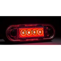 Страничен габарит – 4 LED, червено/бяло, 83mm, снимка 4 - Аксесоари и консумативи - 45347186