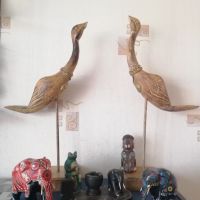 Дърворезба, стари сувенири от Цейлон и Филипини. , снимка 2 - Декорация за дома - 45595454