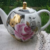 * Роза в вечернем саду - ЛФЗ * - сервиз за чай !, снимка 4 - Сервизи - 45523629