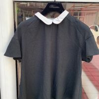 Стилна черна блуза , снимка 1 - Туники - 45294249